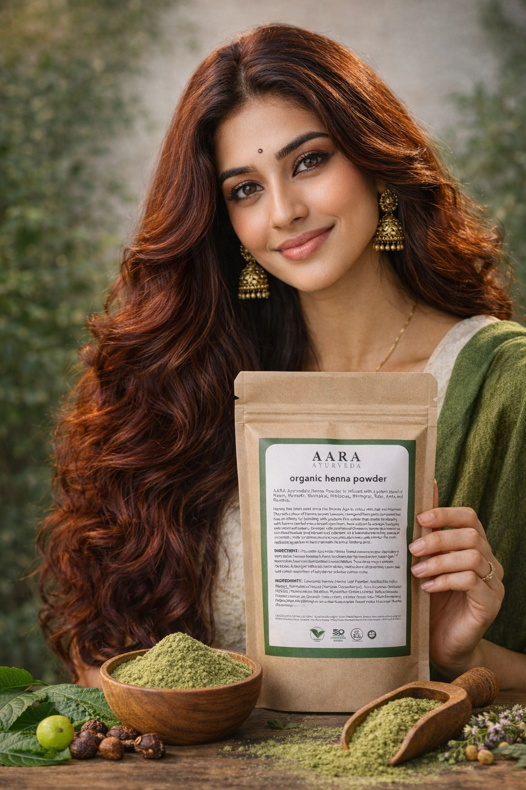 Organic Heena Powder (included Powerful Herbs)